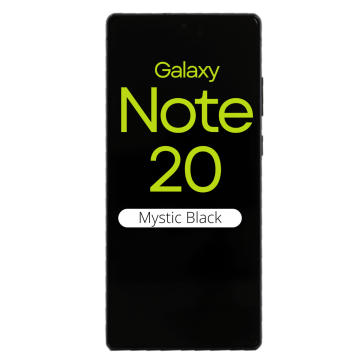 OLED Digitizer Screen Assembly w/Frame for use with Samsung Note 20 (Mystic Black)