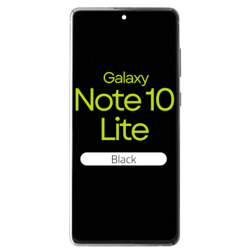 OLED Digitizer Screen Assembly for use with Samsung Galaxy Note 10 Lite (with Frame) (Black)