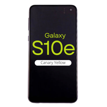 OLED Digitizer Screen Assembly for use with Samsung Galaxy S10e (With Frame) (Canary Yellow)