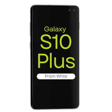 OLED Digitizer Screen Assembly for use with Samsung Galaxy S10 Plus (With Frame) (Prism White)