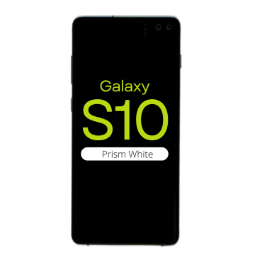 OLED Digitizer Screen Assembly for use with Samsung Galaxy S10 (With Frame) (Prism White)