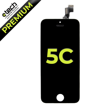 Premium LCD Screen Assembly for use with iPhone 5C, Black