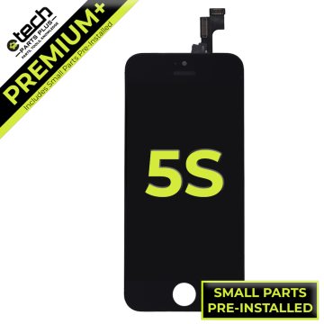 Premium Plus LCD & Digitizer Screen (Full Screen Assembly) for iPhone 5S (Black)