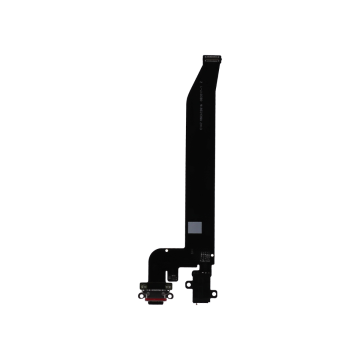 Charging Port w/Flex & Earphone jack for use with OnePlus 5T (Black)
