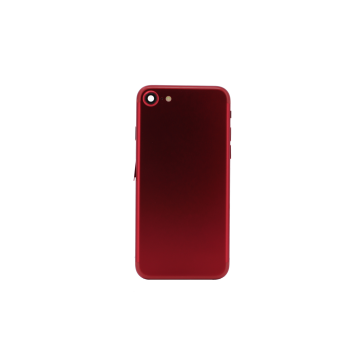 Back Housing for use with iPhone 7 w/ small parts (Red)