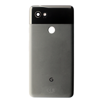 Back Glass for use with Google Pixel 2 XL (Black)