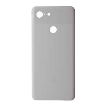 Back Glass for use with Google Pixel 3 (White)