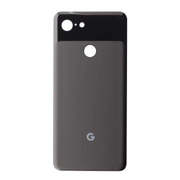 Back Glass for use with Google Pixel 3 (Black)