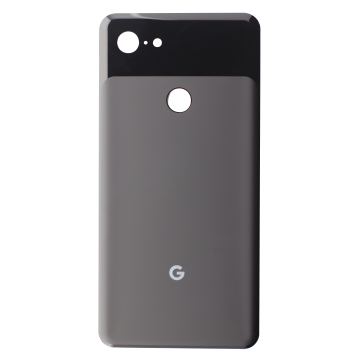 Back Glass for use with Google Pixel 3 XL (Black)