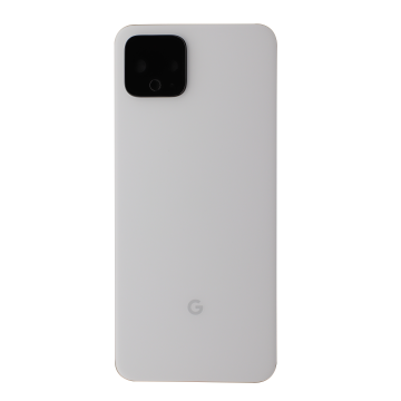 Back Glass for use with Google Pixel 4 (White)