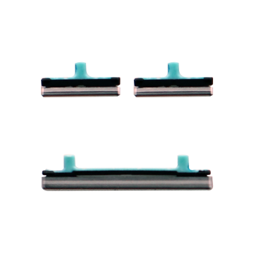 Volume, Power, and Bixby Button for use with Samsung Galaxy S8 G950/ S8 Plus G955 - Silver