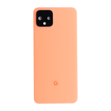 Back Housing with Small Parts for use with Google Pixel 4 (Orange)