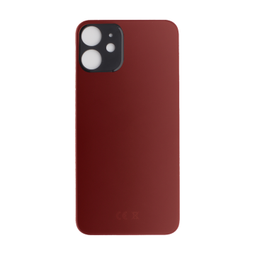 Back Glass (larger camera opening) for iPhone 11 (Red) (No Logo)