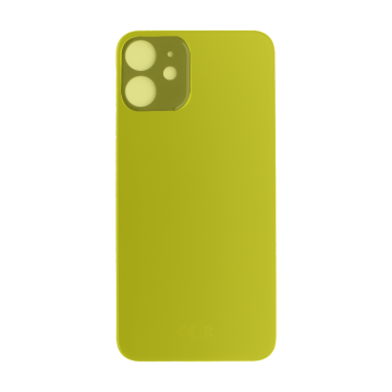 Back Glass (larger camera opening) for iPhone 11 (Yellow) (No Logo)