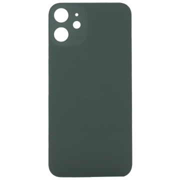 Back Glass (larger camera opening) for use with iPhone 12 Mini (Green) (no logo)