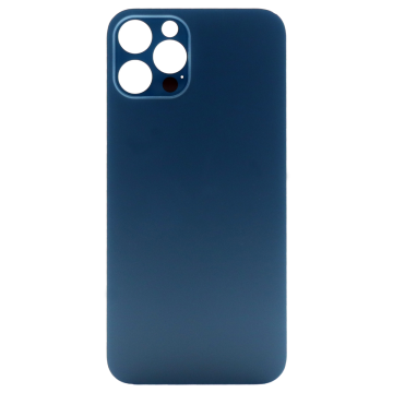 Back Glass (larger camera opening) for use with iPhone 12 Pro Max (Pacific Blue) (No Logo)
