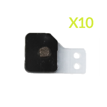 Flash Light/Power Flex Bracket w/ Microphone Mesh for use with iPhone 11 Pro Max (Silver)(10pck)