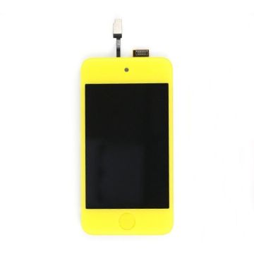 LCD, Digitizer Assembly, Yellow for use with iPod Touch Gen 4