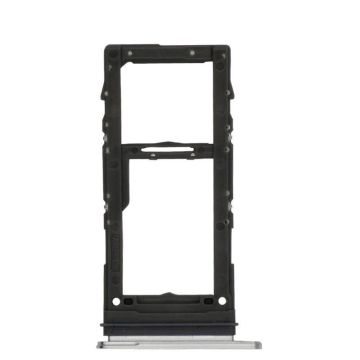 Dual Sim Card Tray for use with Samsung S20 Ultra Plus (Cloud White)