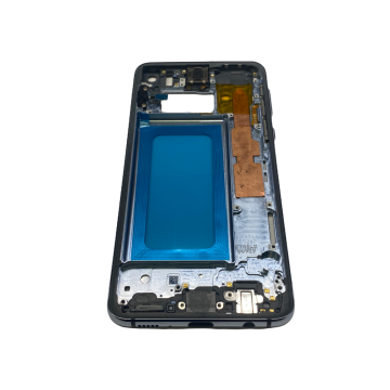 Mid Frame Housing with Earpiece Speaker and Buttons for use with Samsung S10E (Prism Blue)