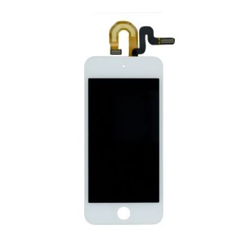 Complete LCD, Digitizer and Glass Screen Assembly, White for use with Gen 5 iPod Touch 32gb and 64gb