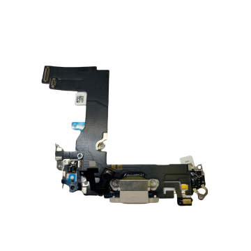 Dock charging flex cable for use with the iPhone 13 Mini (White)