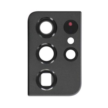 Back Camera Lens with Bezel for use with Galaxy S21 Ultra (Phantom Black)