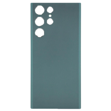 Back Cover with Adhesive No Logo for use with Galaxy S22 Ultra 5G (Phantom Green)