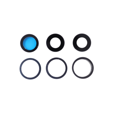 Back camera lens with frame for iPhone 16 Pro Max