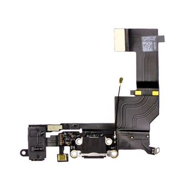 Charging Port/Headphone Jack Flex Cable for use with iPhone SE (2016)(Black)