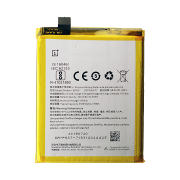Battery for use with OnePlus 5
