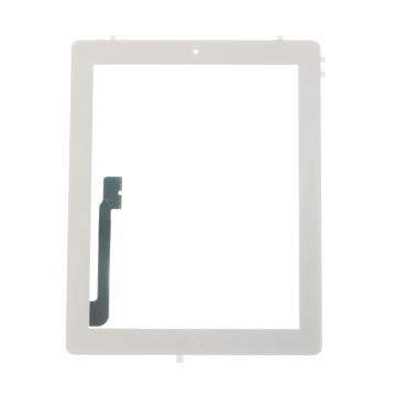 lass and Digitizer Full Assembly with Home Button and Adhesive, White, for use with iPad 3