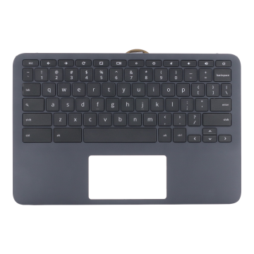 Palmrest/Keyboard Assembly (No Touchpad) for use with HP 11 G8 EE Chromebook, Part Number: L90338-001