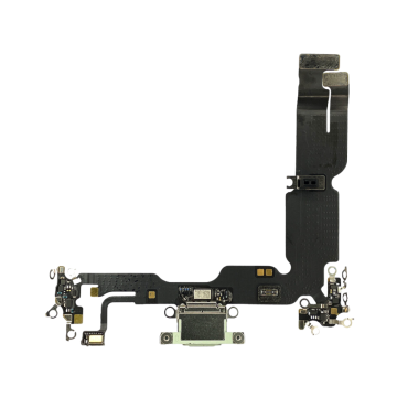 Charging Port Flex Cable for use with iPhone 15 Plus (Green)