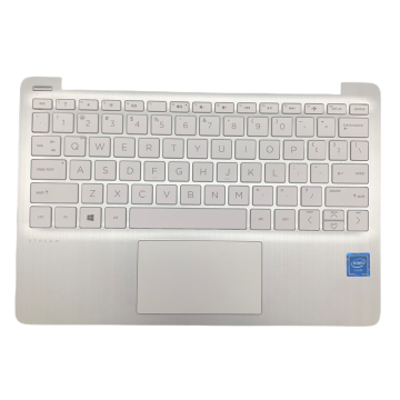 Keyboard and Trackpad for use with HP Stream 11.6" (B grade) Model 11-ak0012dx - White