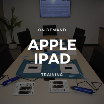 On Demand Apple iPad Training