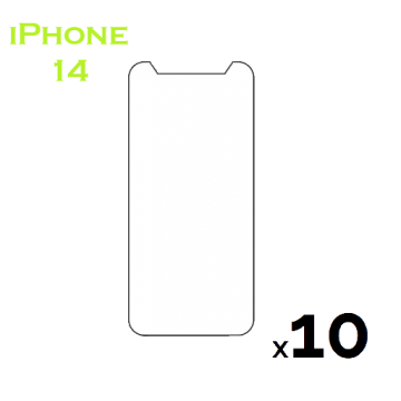 Bulk Pack (10) Tempered Glass Screen Protector for use with iPhone 14