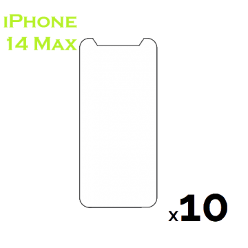 Bulk Pack (10) Tempered Glass Screen Protector for use with iPhone 14 Plus