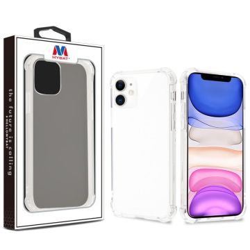 MyBat Sturdy Gummy Cover for Apple iPhone 11 - Highly Transparent Clear / Transparent Clear