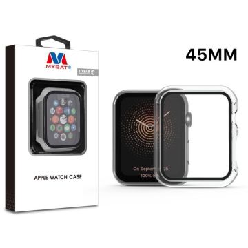 MyBat Fusion Protector Case (with Tempered Glass Screen Protector) for Apple Watch Series 7 45mm - Transparent Clear