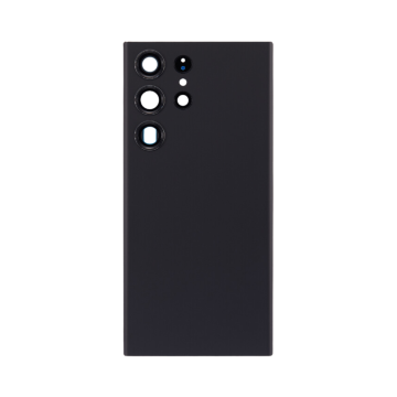 Back Cover with Camera Lens for use with Galaxy S23 Ultra (Phantom Black)