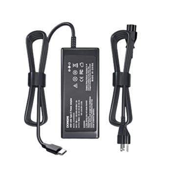 USB-C 45W AC Adapter (with cord) for use with HP G6/G7 Chromebook