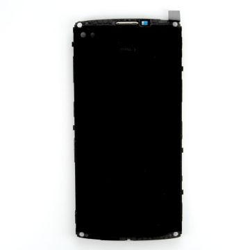 LCD/Digitizer Screen with frame for use with LG V10 (Black)