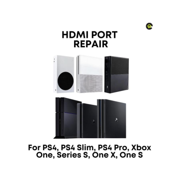 PS4, PS4 Slim, PS4 Pro, Xbox One, Series S,  One X, One S HDMI Port Repair
