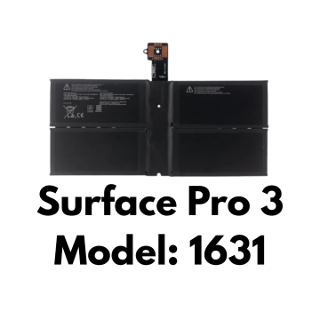 Battery for use with Microsoft Surface Pro 3 Model: 1631