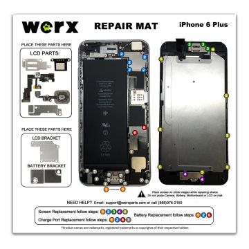 Magnetic Screwmat - iPhone 6+