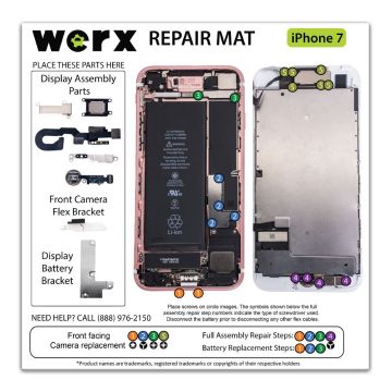 Magnetic Screwmat - iPhone 7 
