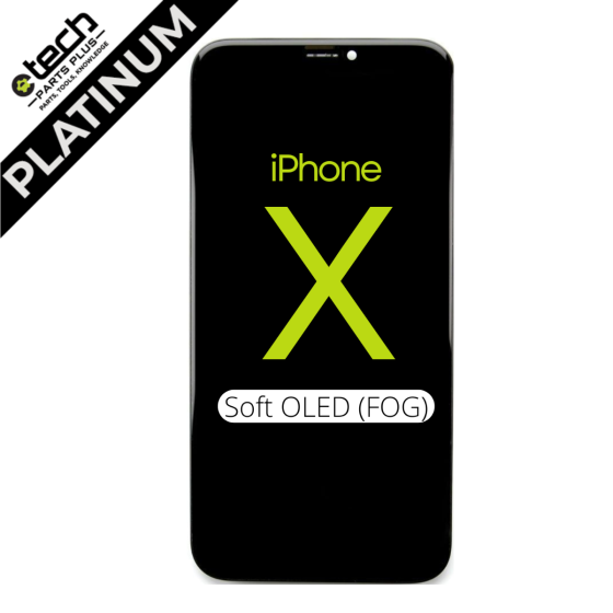 Platinum Soft OLED (FOG) Screen for use with iPhone X