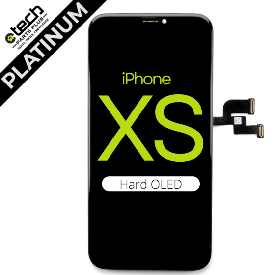 Platinum Hard OLED Screen Assembly for use with iPhone XS