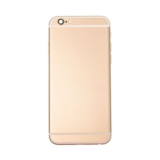 Back Housing for use with iPhone 6S (4.7"), With Small Parts, Gold